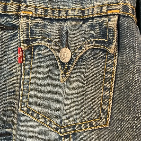 Levis Type 1 Denim Men’s Jacket Size XL, Great condition, Western Yoke & Details - Picture 4 of 16